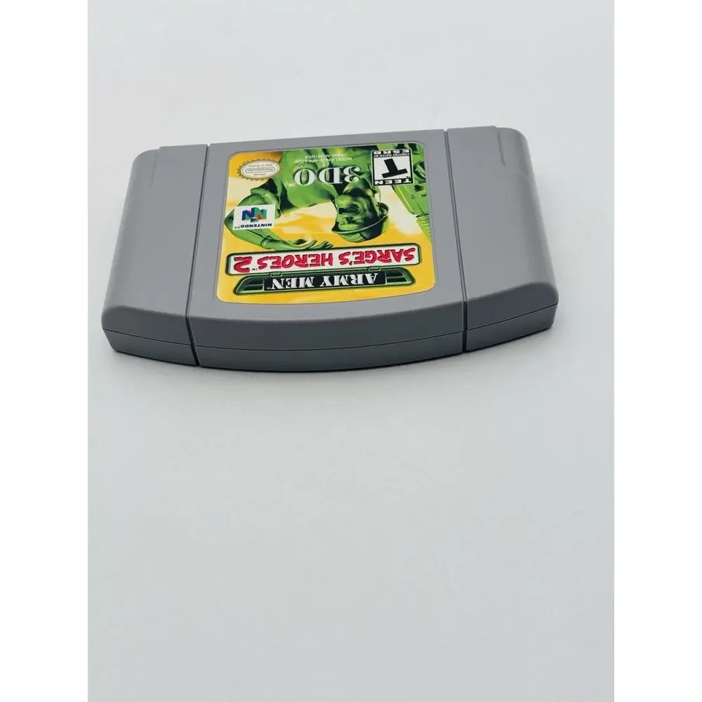 Army Men: Sarge's Heroes 2 (Nintendo 64, 2000) N64 Cart Only Authentic TESTED